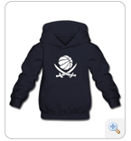 basketball kids hooded sweatshirt