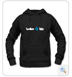 distressed hoodie black