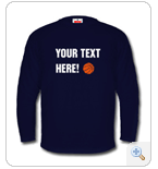 basketball longsleeve navy