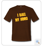 basketball shirt chocolate brown