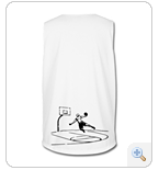 basketball inside out jersey white
