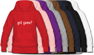 Basketball hooded sweatshirts for women